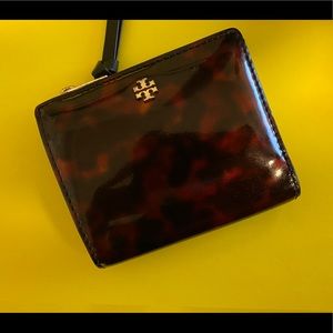 Tory Burch Tortoise Mini Wallet